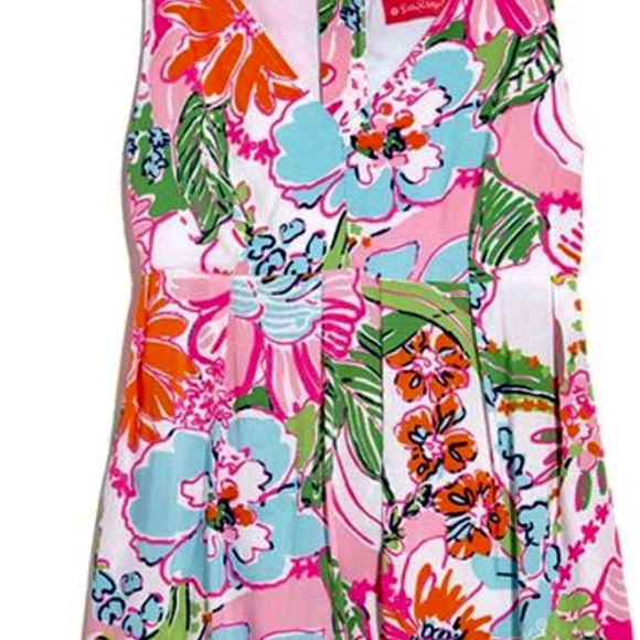 New With Tags Lilly Pulitzer for Target size Med Nosey Posey floral top - Picture 2 of 8